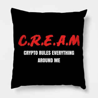 Crypto Cream 2 Pillow