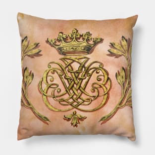 Johann Sebastian Bach seal / monogram / coat of arms / insignia / initials / crest Pillow