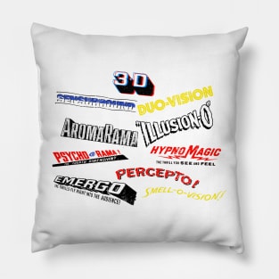 Vintage Movie Gimmicks Pillow