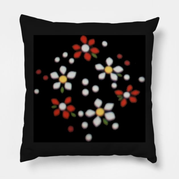 Mary Poppins Floral Deco Pillow by baranskini