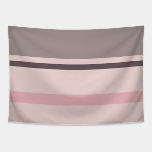 A beautiful integration of Dirty Purple, Spanish Gray, Lotion Pink and Soft Pink stripes. Tapestry