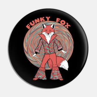 Cool disco dancer funky fox Pin