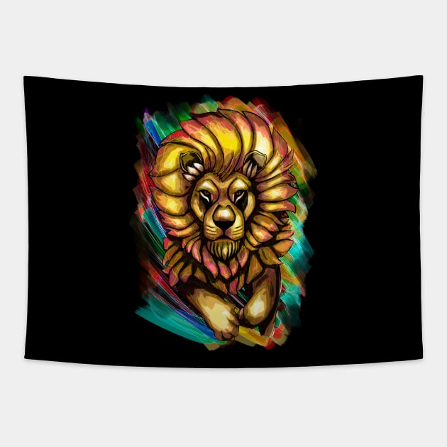 Lion Sketch Tapestry by mangel