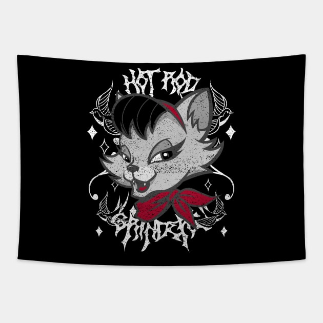 Hot Rod Grinders Tapestry by Ghoulverse