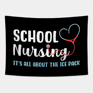 School Nursing It's All About the Ice Pack Tapestry