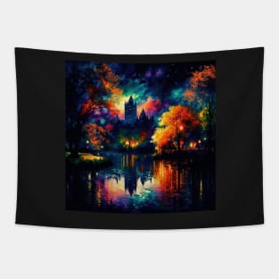 "The city at night" Tapestry