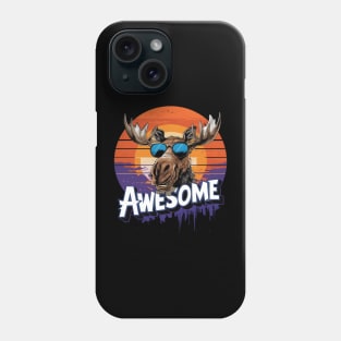 Awesome moose Phone Case