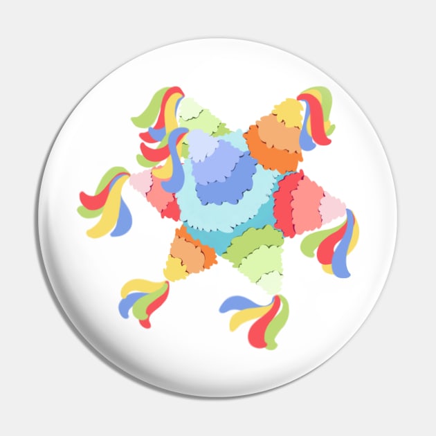 Colorful Pinata Pin by Naara