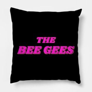 Bee Gees simple design Pillow