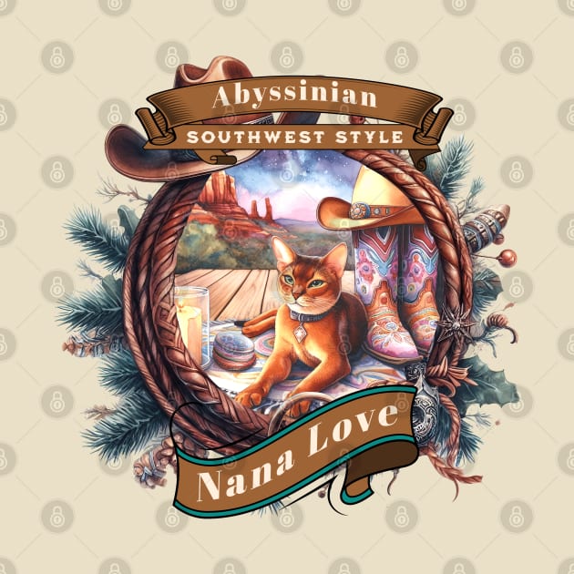 Sedona Cat Southwest Style Nana Love 35A by catsloveart