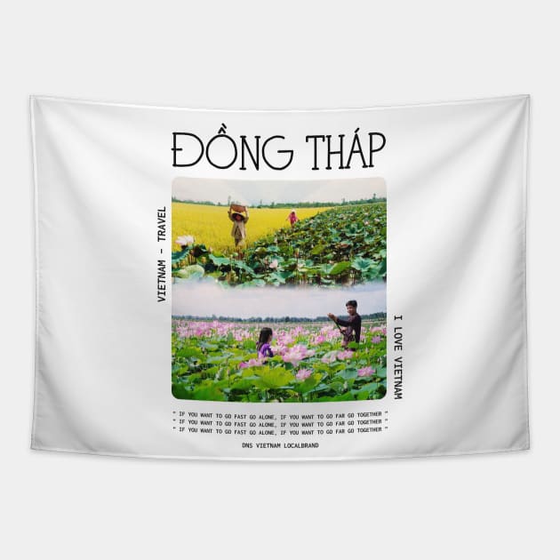 Dong Thap Tour VietNam Travel Tapestry by DNS Vietnam LocalBrand