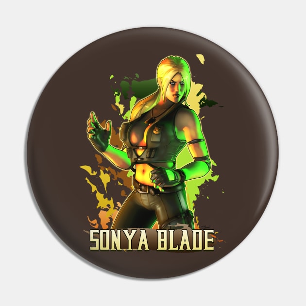 Sonya Blade Pin by Keith_Byrne