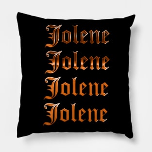 - Jolene - Retro Dolly Lyrics Design Pillow