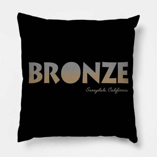 BRONZE Nightclub Pillow by Clobberbox