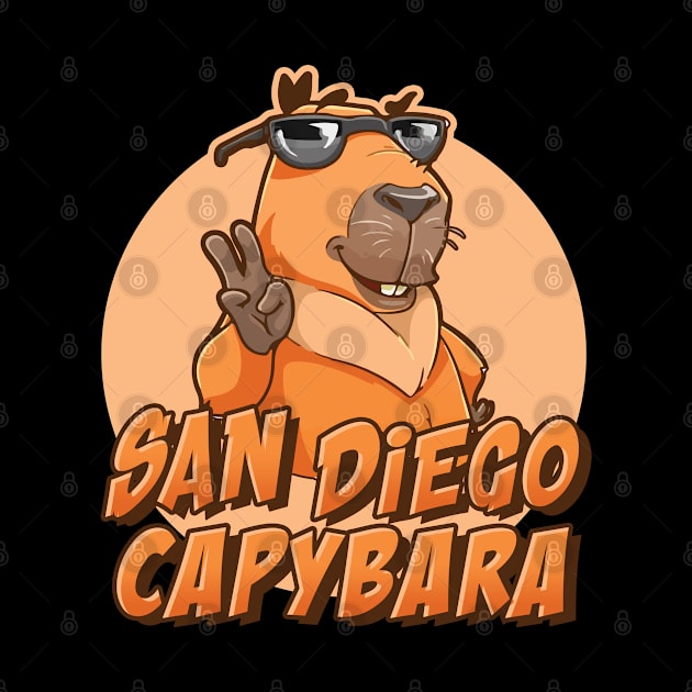 San Diego capybara by NeedsFulfilled