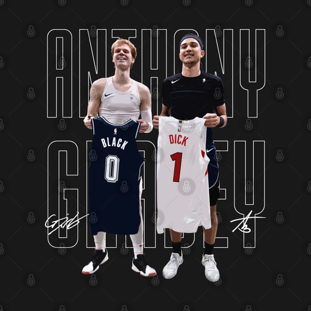 Gradey Dick x Anthony Black Jersey Swap by Juantamad