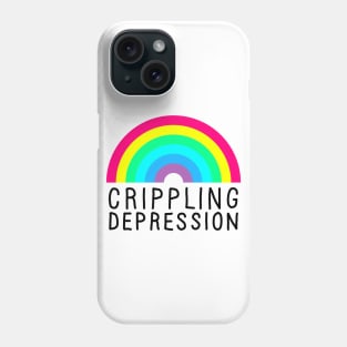 Crippling Depression Rainbow Phone Case