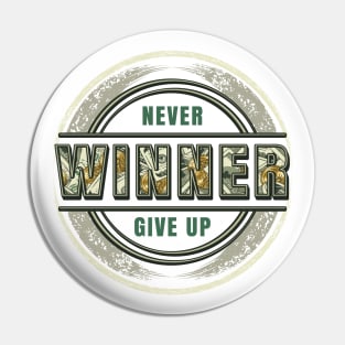 winner label Pin