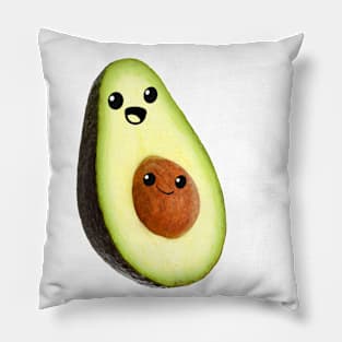 avocado faces Pillow