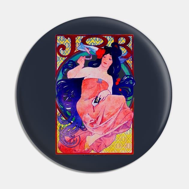 Job cigaratte by Alfons Mucha 1898 Pin by indusdreaming