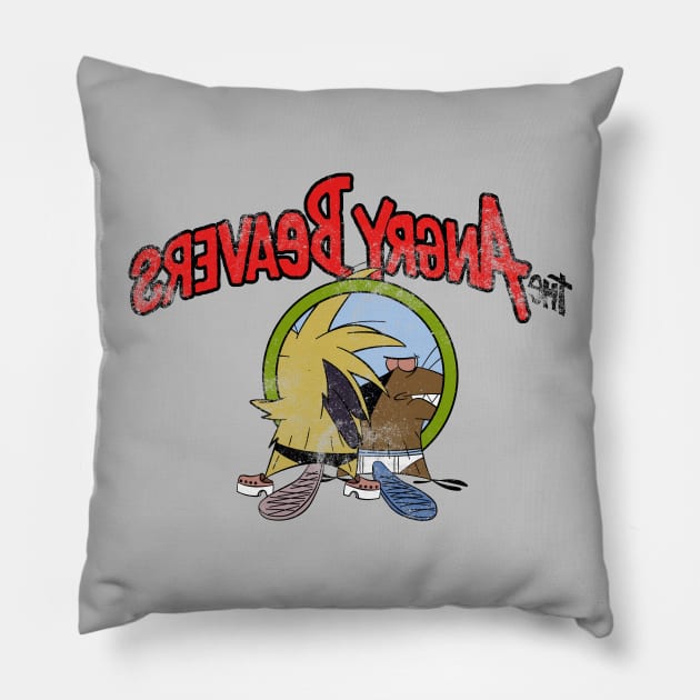 Angry Beavers Pillow by WizzKid