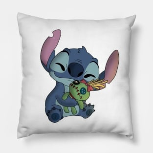 Stitch and his comforter Pillow
