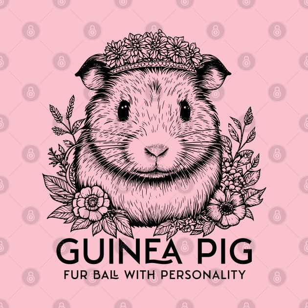 Guinea pig fur balls with personality by Tintedturtles