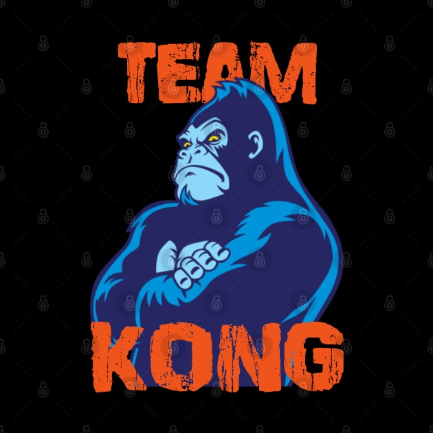 Godzilla vs Kong - Official Team Kong Neon by Pannolinno