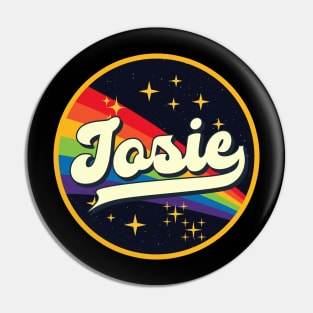 Josie // Rainbow In Space Vintage Style Pin