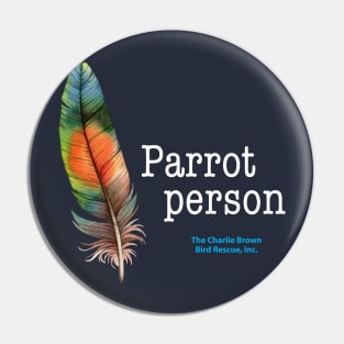 CB Parrot Person Pin