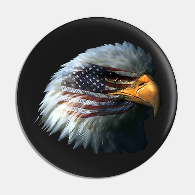 AMERICAN FLAG BALD EAGLE PATRIOTIC Pin by colormecolorado