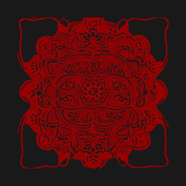 Paisley Print - Crimson Aesthetic by BubbleMench