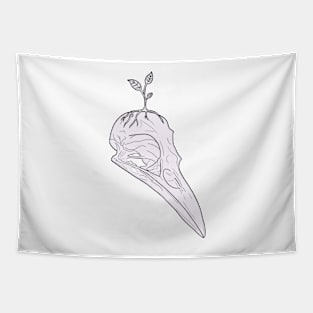 Bird skull Tapestry