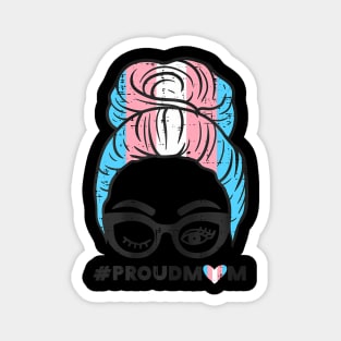 Proud Transgender Mom Transsexual Trans Pride Flag Magnet