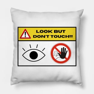 Look, Dont Touch!!! Pillow