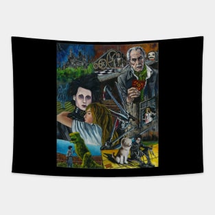 Edward Scissorhands Tapestry