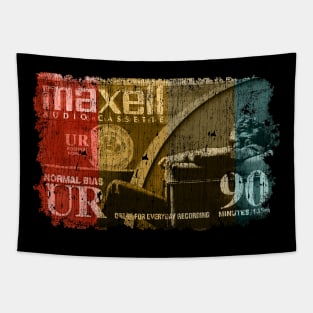 Maxell Cassette Vintage art Tapestry