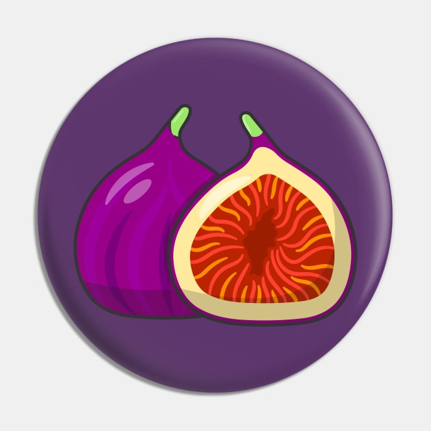 Fig Fruit Pin by KH Studio