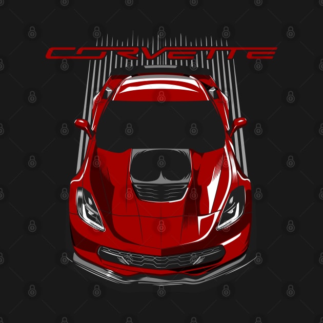Corvette C7 Z06 - Long Beach Red by V8social