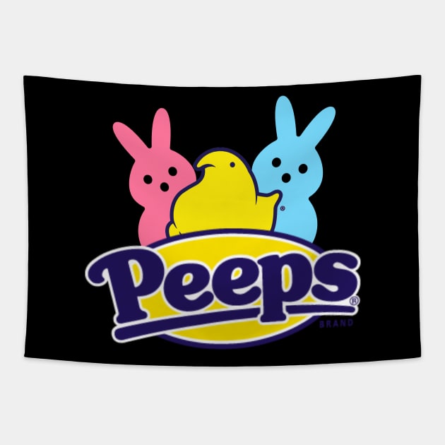 Hanging With My Peeps Easter Tapestry by Aldrvnd