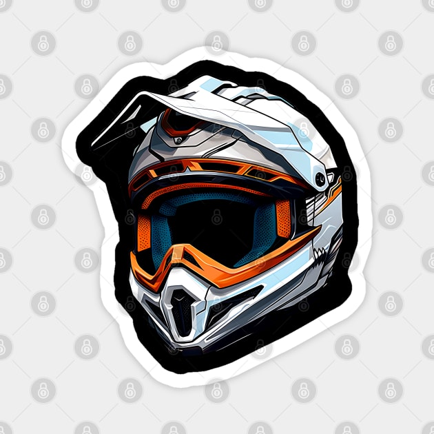 bike helmet design Magnet by Printashopus