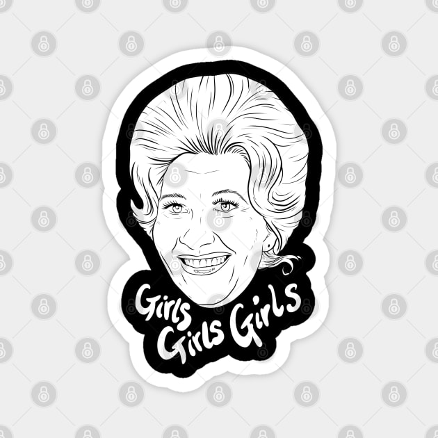 Mrs Garrett Magnet by RobskiArt