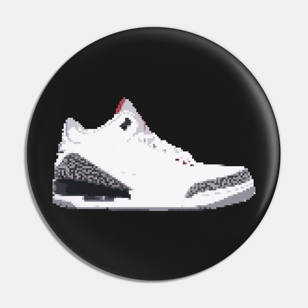 AIR JORDAN III RETRO PIXELATED ART SHOE COLLECTION Pin by Buff Geeks Art