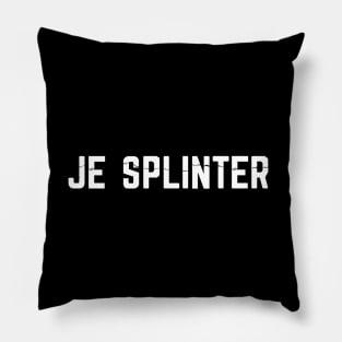 Je Splinter (white) Pillow