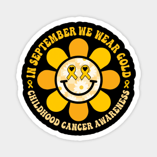 Childhood Cancer Awareness Warrior Fight Magnet