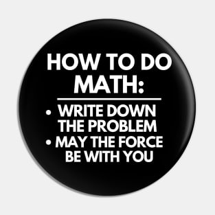 How to do math Pin