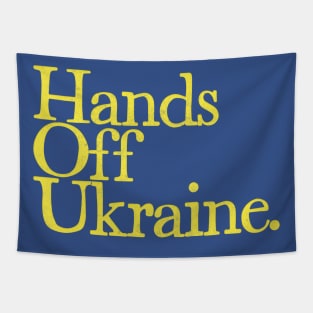 Hands Off Ukraine Tapestry