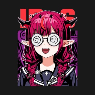 IRyS in Sailor Uniform & Glasses T-Shirt