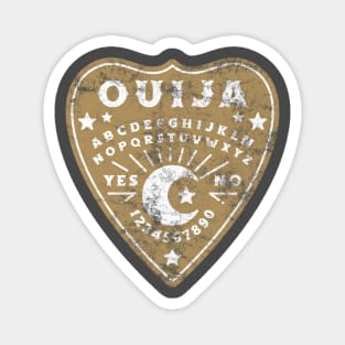 Distressed Ouija Board Puck Magnet