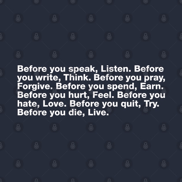 Before you die, Live. by zerobriant